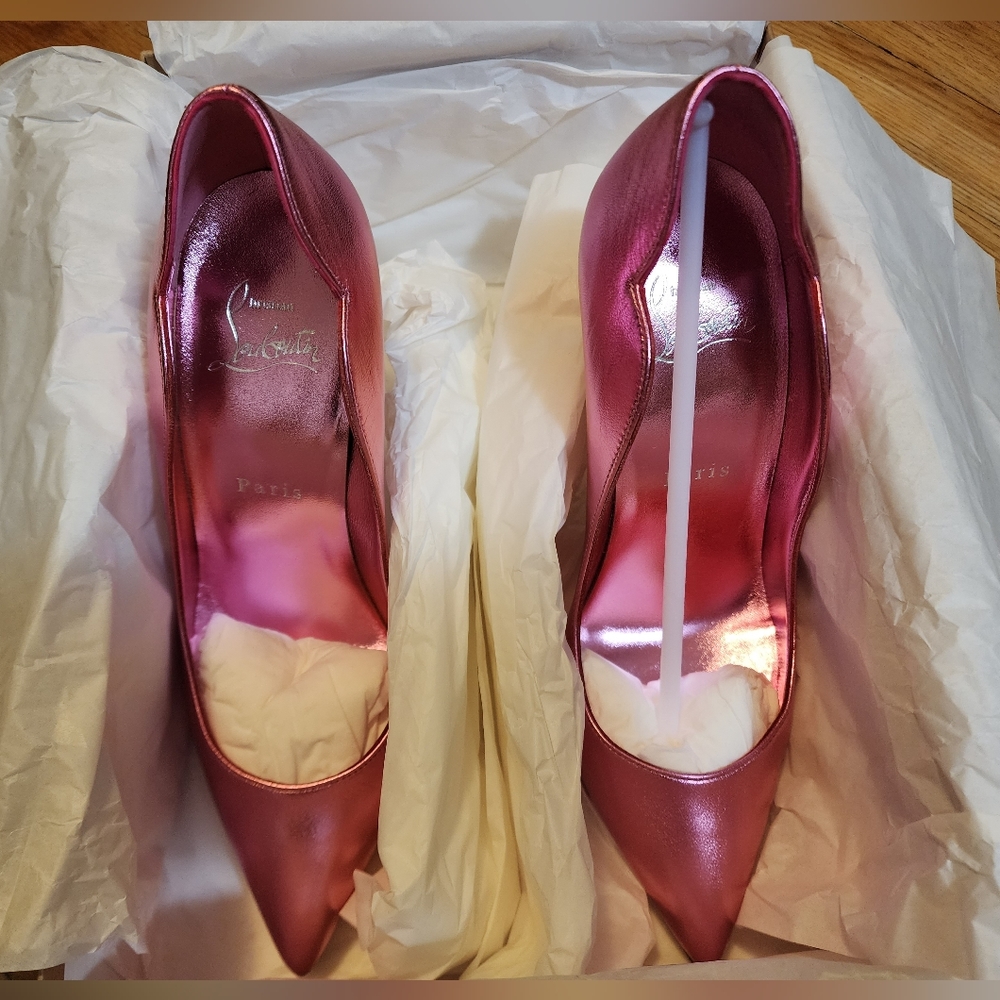 Christian Louboutin - Hot Chick 100 Metallic Leather